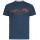 Odlo Wander-/Freizeit Tshirt Crew Neck Nikko mit alpinem Print (50% Baumwolle, 50% Polyester) blaugrün Herren